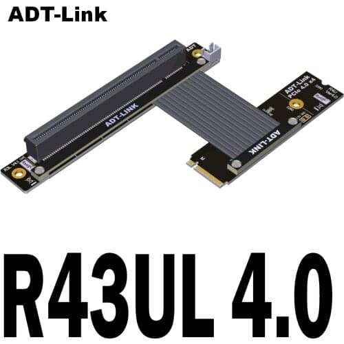 GTX GPU Graphics Card upright ATX Case M2 NVMe PCI-e 4.0 16x External Gen4.0 PCIe m.2 To 16x Riser Extender Cable