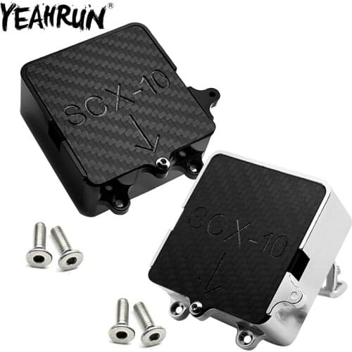 YEAHRUN RC Car Electronics Receiver Box 62x60x30mm for 1/10 Axial SCX10 RC Rock Crawler Upgrade Parts