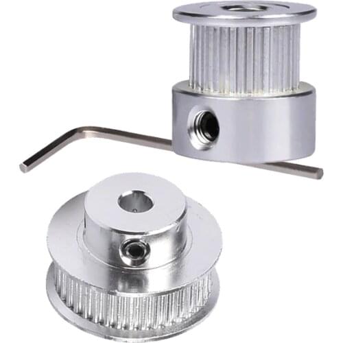 GT2 Timing Pulley 20 Teeth Synchronous Belt Gear Bore 5MM 8MM 16 36 40 Teeth For 2GT 6mm Timing Belt Wheel 3D Printer Parts