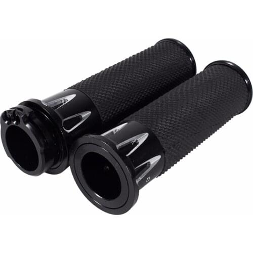1 Pair Handlebar Hand Grips 1"25mm CNC For Harley Sportster XL883 XL1200 48 2004-2015 Motocross Motocicleta Car String