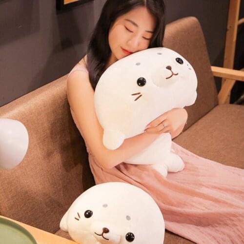 1pc 50/60cm Seal Plush Animal Toys Sea World Animal Seal Plush Stuffed Doll Baby Sleeping Pillow Kids Girls Gifts