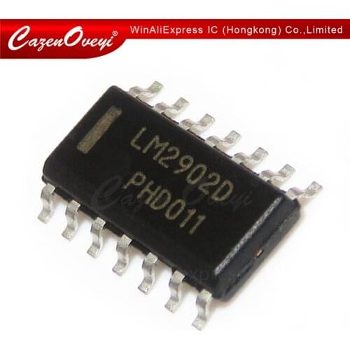 10pcs/lot LM2902DR LM2902M LM2902VDG SOP-14 LM2902 SOP In Stock