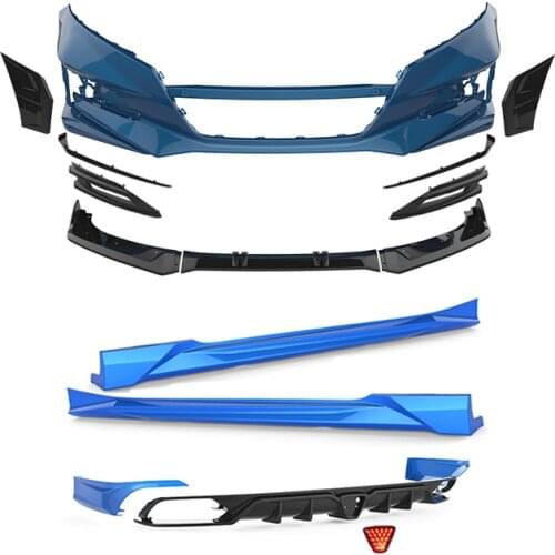 2021 Suitable For Modified Bumper of 10th Generation Accord. Acr Size Surrounds Painted Side Skirt. the Rear