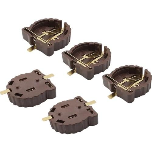 5Pcs SMD CR-1220 Battery Socket CR-1220 3V SMD Battery Socket