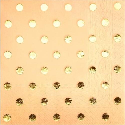 Story Gold Foil Stamped Paper Luncheon Napkins, 33x33 cm, 2 Ply 16 Pack, shiny Gold Pineapple Design on Black Luncheon Napkin