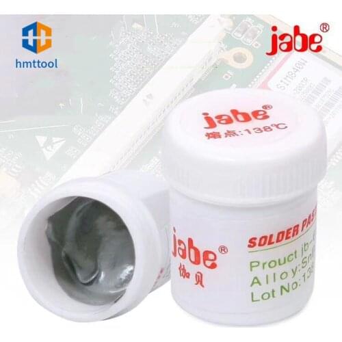 JABE-6530 High Quality Solder Paste 138 Degrees Low Temperature Maintenance Soldering Tin For IPhone CPU Tin Repair Tools