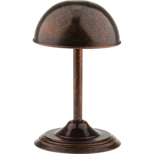 Retro Metal Hat Display Holder Storage Organizer Cap Wigs Counter Stand Rack for Home Shop Salon