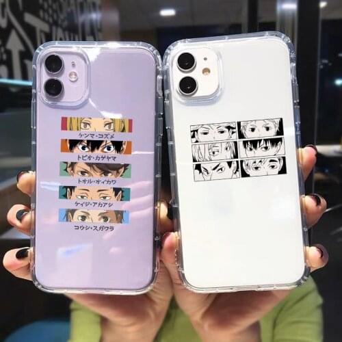 Soft Shockproof Capa Haikyuu Love Volleyball Phone Case for IPhone 12 11 Pro X XS MAX 7 8 Plus XR Japan Anime Oya Oya Oya Cover