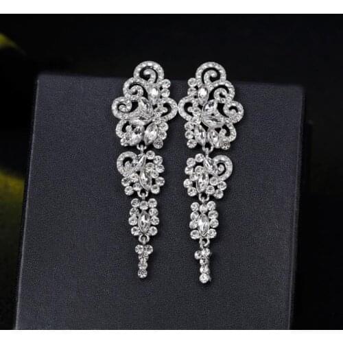 New Long Earrings Bridal Wedding Accessories