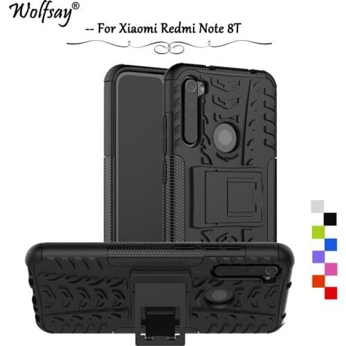 For Xiaomi Redmi Note 8T Case Shockproof Armor Rubber Hard Phone Case For Xiaomi Redmi Note 8T Cover For Xiaomi Redmi Note 8T
