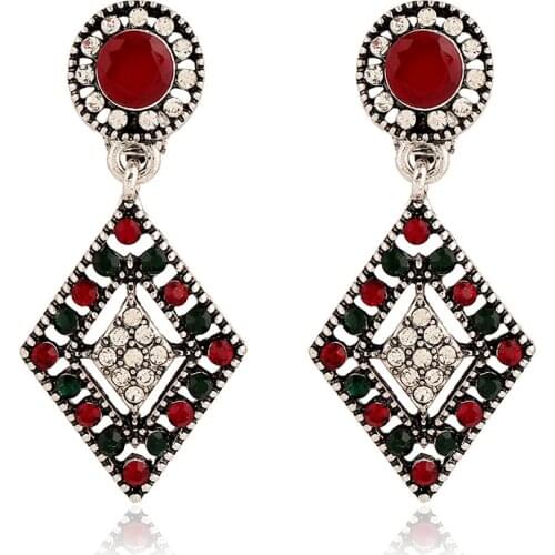 No ear pierced ear clip euramerican fashion ladies earrings alloy hollow geometry of restoring ancient ways