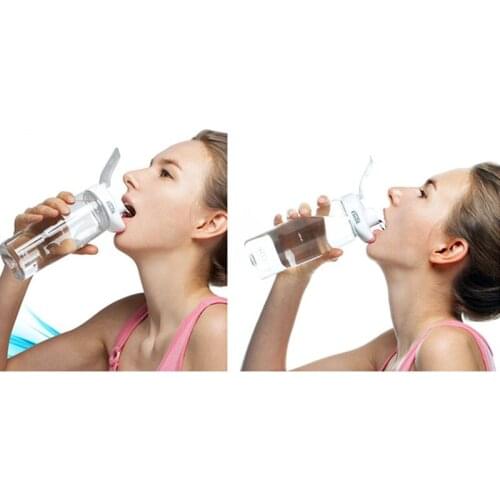 Sports Water Bottle Containers For Drinks Leakproof Thermos Drinkware Plastic Non-Stick Lipstick Mugs Free Shipping Products