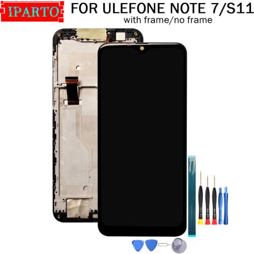 ULEFONE NOTE 7 LCD Display+Touch Screen Digitizer +Frame Assembly 100% Original New LCD+Touch Digitizer for S11