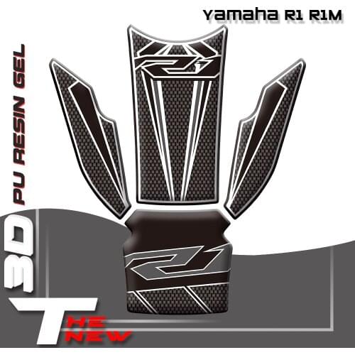 High quality 3D Motorcycle Tank Pad Protector Decal Sticker Case Tankp Stickers For Yamaha R1 R1M 2015 2016 2017
