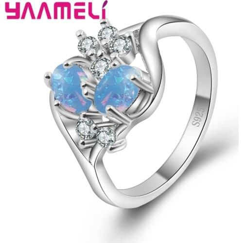 New Design Hot Sale Fashion 925 Sterling Silver Rings Infinity Statement Jewelry Wholesale for women Jewelry Accessories