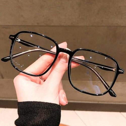 2021 Trends Office Anti Blue Light Oversized Glasses Computer Women Blue Blocking Gaming Big Size Men Eyeglasses Frame