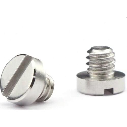 50PCS 1/4' quick mounting plate screw coin quick dismounting screw holder camera tripod fixed photographic equipment accessories