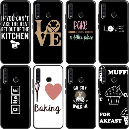 Baking Cook Chef Cover For Huawei Honor 10 Lite 9 20 10i 8X 9X 10X Lite 8A 9A 8S 9S 4C 6C 7C 7A Pro Cover