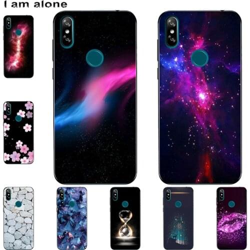 I am alone Phone Cases For Doogee Y6 Y7 Y8 Y8C Y9 Plus Case Mobile Cute Fashion Cartoon Printed Bags