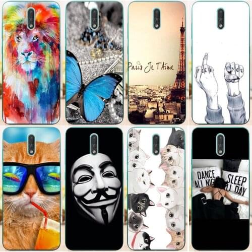 Phone Case for Nokia 2.3 TA-1206 TA-1211 TA-1214 TA-1194 6.2 inch Cases Silicon Soft TPU Flower Fundas Coque Cover Capa