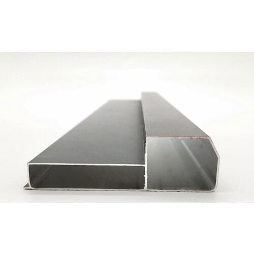 2590F3 Black Led Screen Display Frame 25x90x0.9x6000mm Aluminum Profile