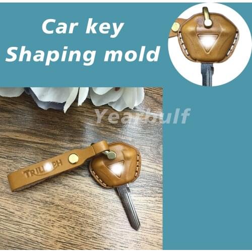 Key Mould For Triumph Motorcycle Car,Handmade Case Mold,Cold Pressing Key Mold Keychain,DIY Custom Leathers Craft