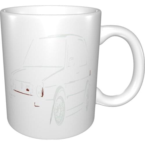 Golf Mk2 Classic Gti G60 16V Syncro Ea827 Langarm 2 Mug Coffee Cup Coffee Mug Cup English Tea Glass Coffee Cup Travel