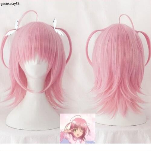 Hinamori Amu Suu Cosplay Wig Shugo Chara! Pink Heat Resistant Synthetic Hair Concert Japanese Anime Cute for Adult Girls Women