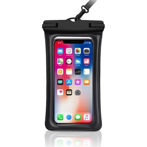 IPX8 TPU Airbag Waterproof Mobile Phone Bag Inflatable Waterproof Mobile Phone Bag Outdoor Diving Drifting Bag