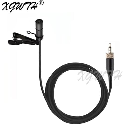 Black ME2 Lapel Lavalier Microphone Condenser Cardioid Mic for Sennheiser G2 G3 G4 MKE2 Clip-On Wireless Microphone System 3.5mm