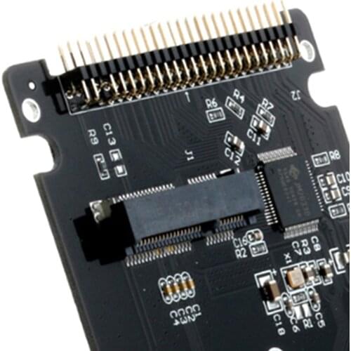 Mini MSATA SSD HDD To IDE 2.5 2.5" 44pin Converter Adapter Card W/ Case