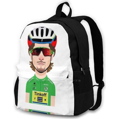 Untitled Large Capacity Fashion Backpack Laptop Travel Bags Bicycle Bike Tour Winner Champion Sports Mountain Sprint Cyclist