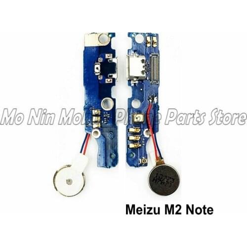 New Microphone Module+USB Charging Port Board Flex Cable Connector Parts For Meizu M2 Note M2Note Replacement