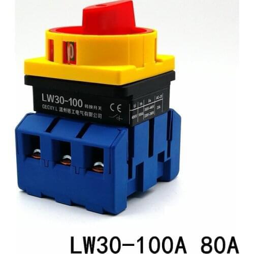 LW30-25A changeover switch Rotary switch LW28GS Load Circuit Break Switch SFD11GLD JFD Power Cut Off
