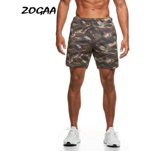 ZOGAA Shorts Men Summer Camouflage Mens Loose Pants Casual Beach Running Sports Print Plus Size Sweatpants Hot Sale Chic Male