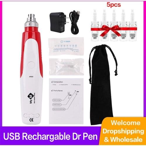 Bayonet Dr Pen Needle Cartridge NeedleTip Exfoliate Shrink Pores Device Electric Micro Rolling Derma Pen Therapy Beauty Tool