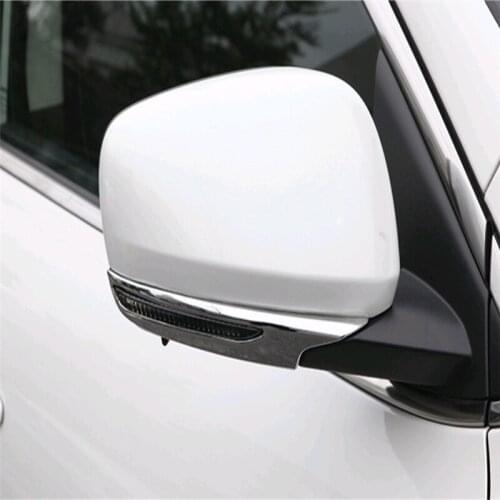 Car styling For Renault Kadjar accessories 2016 2017 abs chrome side rearview door mirror trim car sticker rearview mirror cover