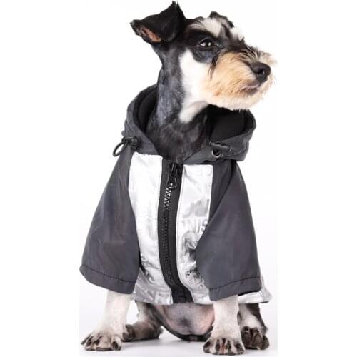 Waterproof Dog Coat Jacket Reflective Pet Clothing Winter Dog Raincoat Outfit Garment Poodle Pomeranian Schnauzer Corgi Clothes