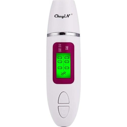 LCD Digital Precision Skin Oil Content Analyzer Skin Tester Skin Moisture Tester Monitor Detector Face Care Tool Monitoring