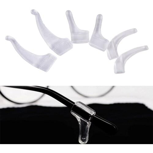 10pairs Anti Slip Ear Hook Eyeglass Eyewear Accessories Eye Glasses Silicone Grip Temple Tip Holder Spectacle Eyeglasses Grip