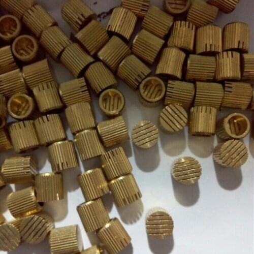 10x10mm Copper Air Plug Die Fittings for Direct-Pin Casting Die Exhaust Needle Permeability Holes of 10mm A Pack of 200
