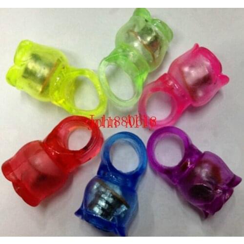 120pcs/lot Free Shipping LED Glowing Flower Finger Rings Light For Wedding Birthday Festival Party Kids Toys Luminous Rose Lamp