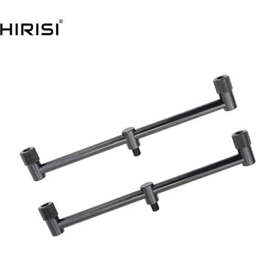 2 X 25cm Carp Fishing Rod Pod Buzz Bar for Fishing Aluminium Fishing Bank Stick