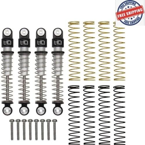 HR Hot Racing Aluminum Threaded Long Shock Absorber for Axial SCX24 90081 42MM RC CAR