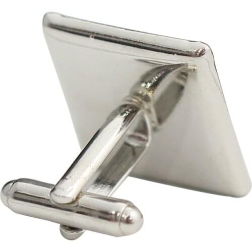 Beadsnice ID23759smt1 Brass Square Cufflink Blanks Personalized Cufflink Base Bezel Setting Wholesale Jewelry Cufflink Findings