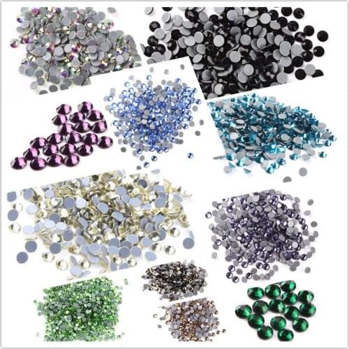 Large Quantity High Quality Normal Colors SS10 12cuts Hot Fix Rhinestone High Quality Shiny Crystal Strass Stone Hotfix Back