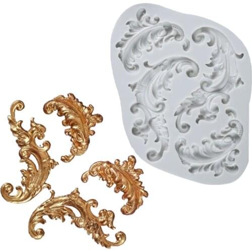 European Pattern Petals Silicone Mold Fondant Mould Cake Decorating Tools Chocolate, Gumpaste Mold, Sugarcraft ,Kitchen Gadgets