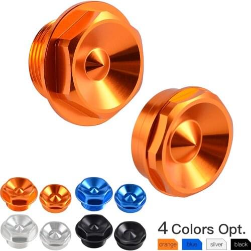 Front Right & Left Wheel Spindle Collar Alxe Nut For KTM 125 150 200 250 300 350 400 450 XC XCF SX SXF XCW XCFW EXC EXCF 03-14
