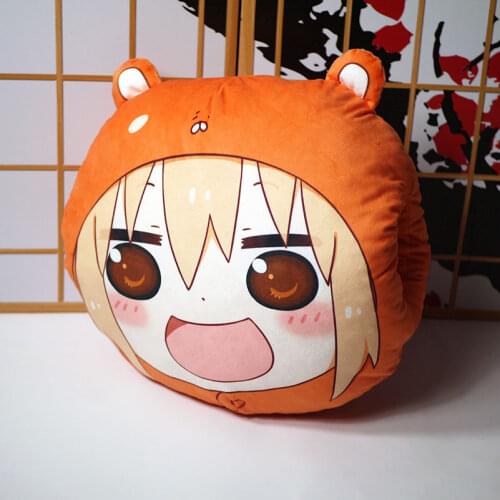 Himouto! Umaru-chan pillow toy Anime Doma Umaru figure stuffed doll warm hands cosplay 46cm