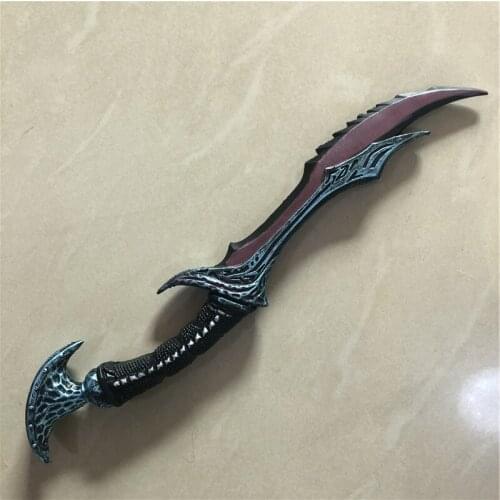 Halloween Cosplay Anti Mage Scythe of Vyse Elf Weapon 1:1 PU Weapon Movie Game Anime Cos Role Play Gift Safety 50